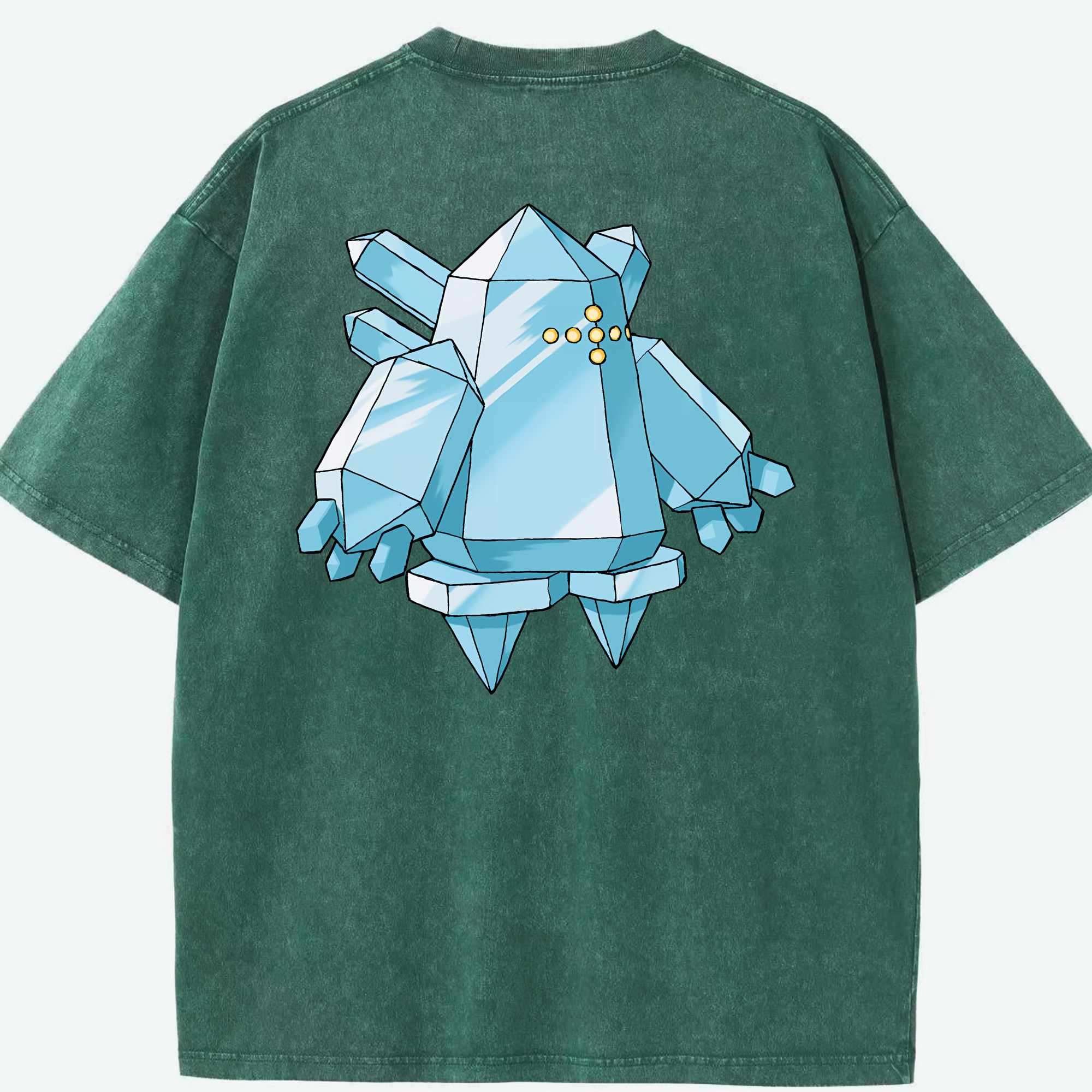 （画像用） ポケットモンスター Pokémon 綿100% ヴィンテージ風 半袖Tシャツ（背面プリント）